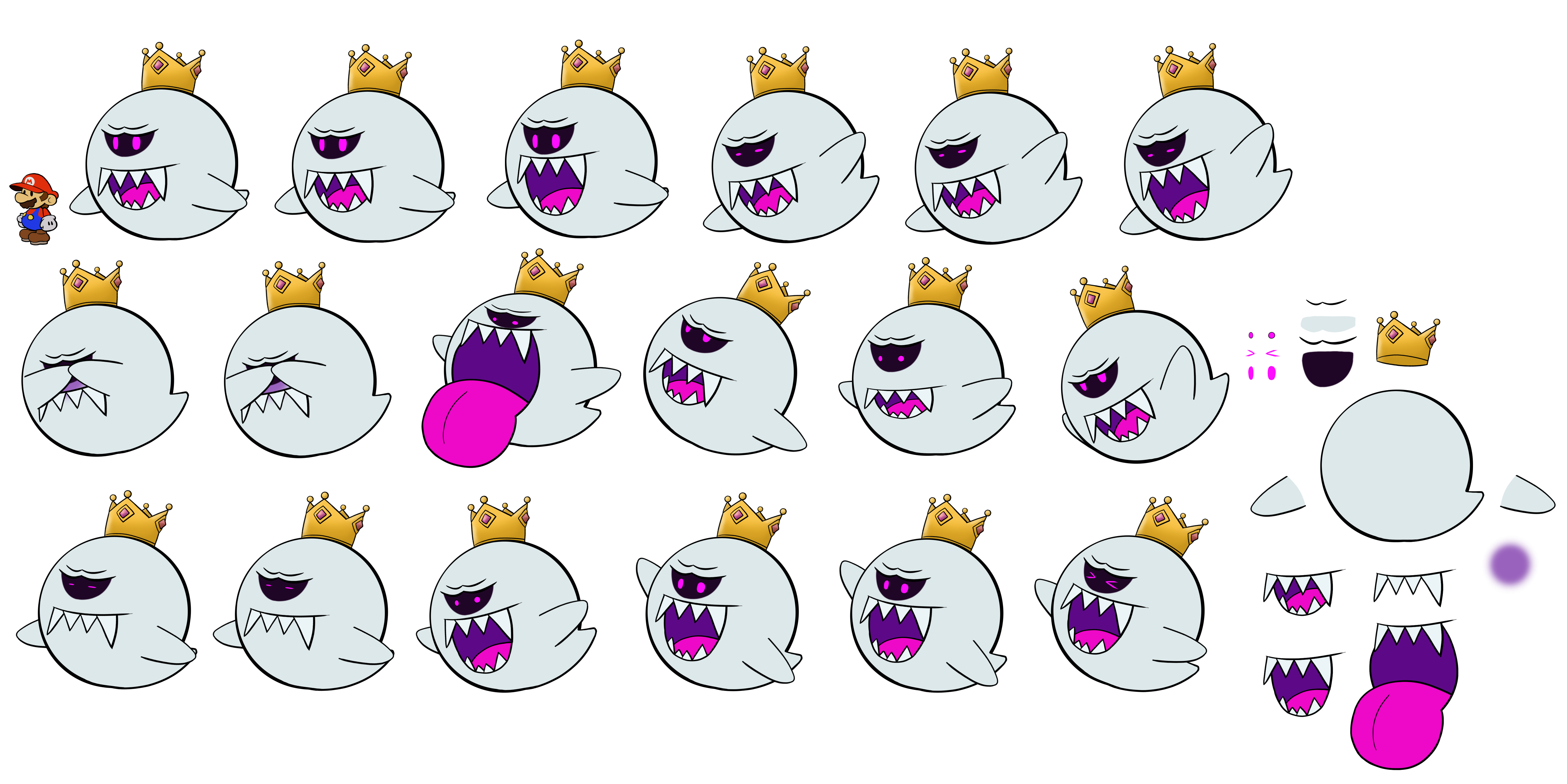 King Boo (Paper Mario-Style)