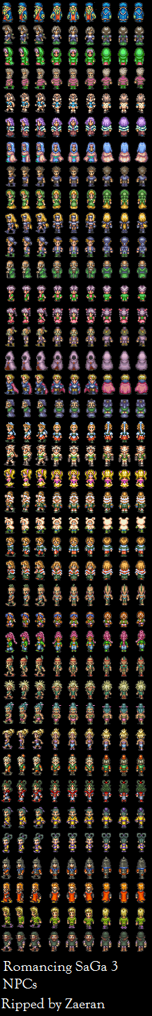 Romancing SaGa 3 (JPN) - NPCs