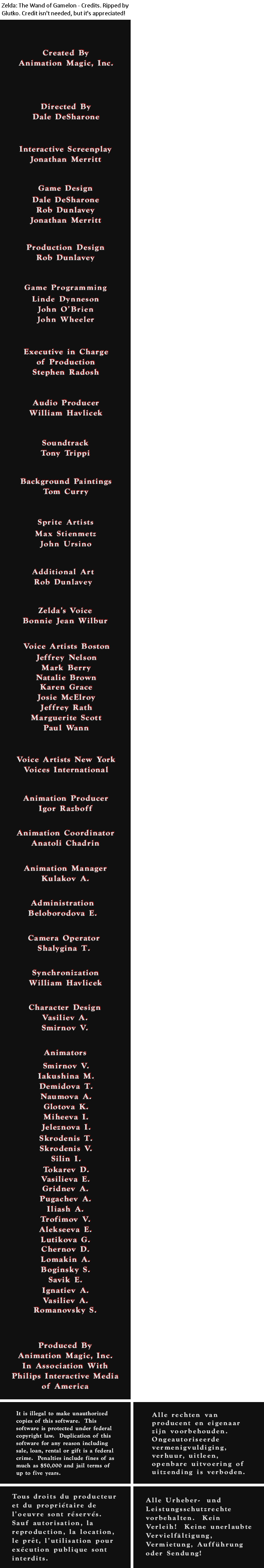 End Credits