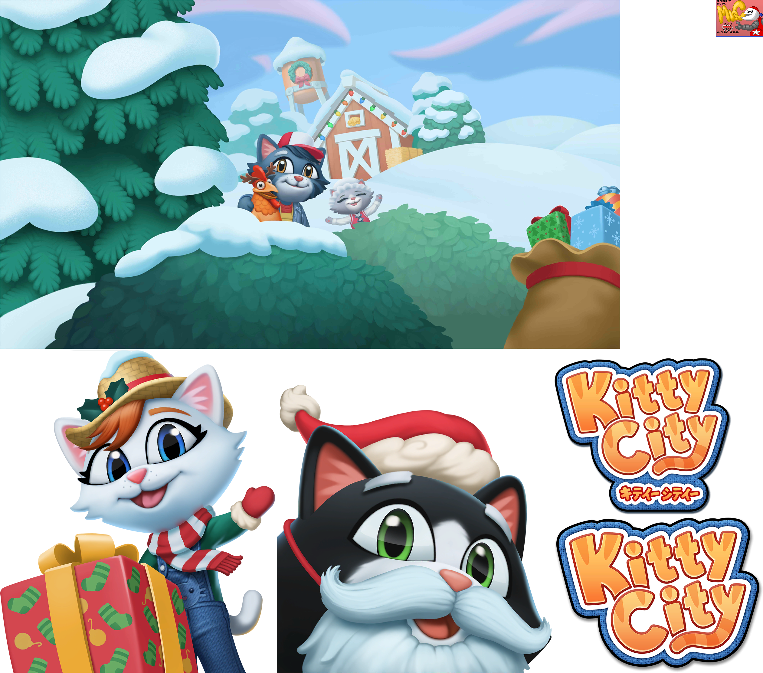 Kitty City - Title Screen (Winter)