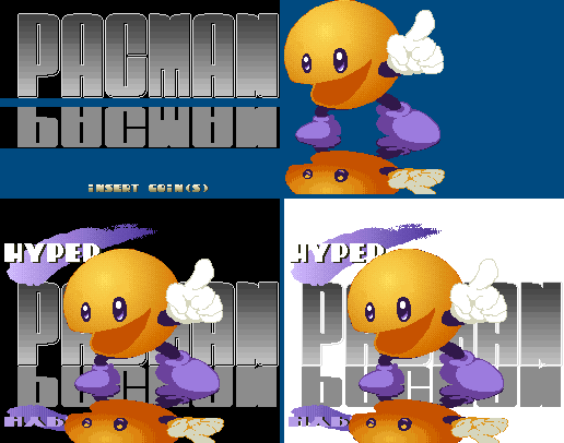 Hyper Pacman (Bootleg) - Title Screen