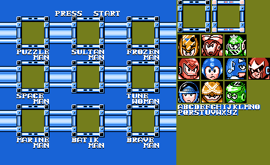 Mega Man: Indonesian Artifact (Hack) - Stage Select