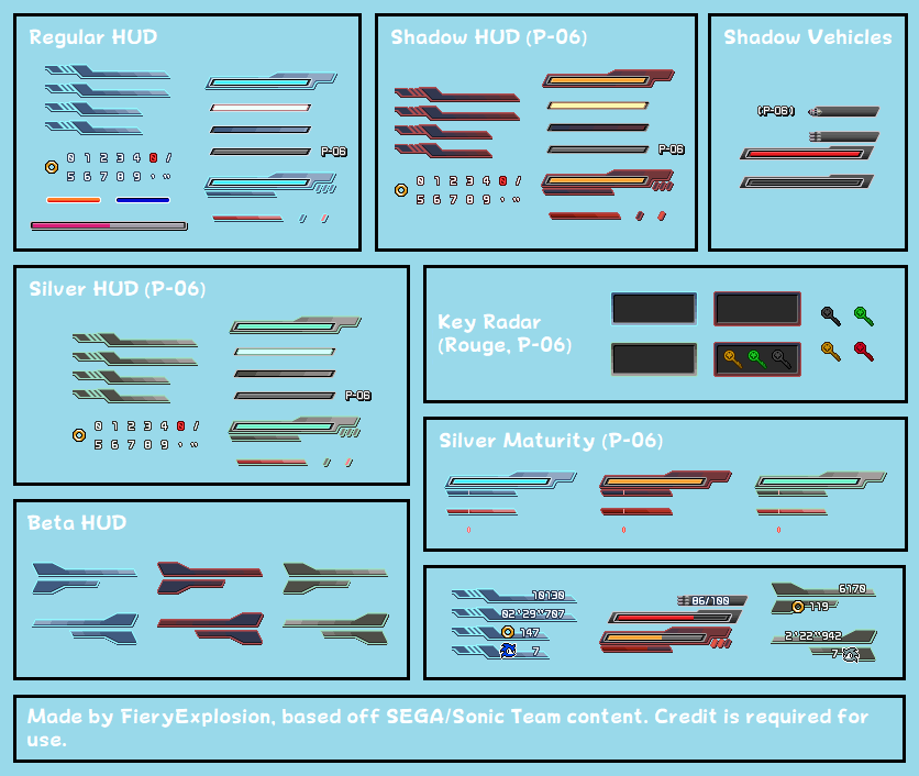 Sonic 2006 HUD
