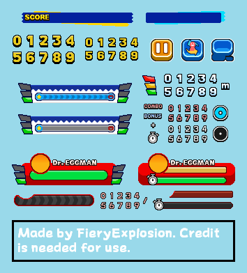 Sonic the Hedgehog Customs - Sonic Runners HUD