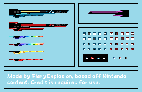 Metroid Customs - Metroid Other M HUD