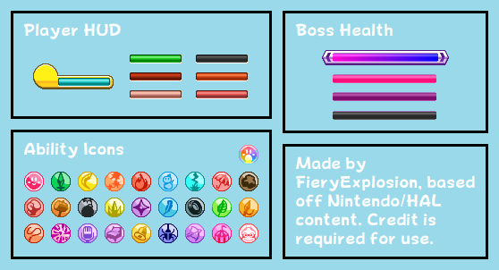 Kirby Customs - Kirby: Triple Deluxe HUD