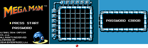 Title Screen & Password