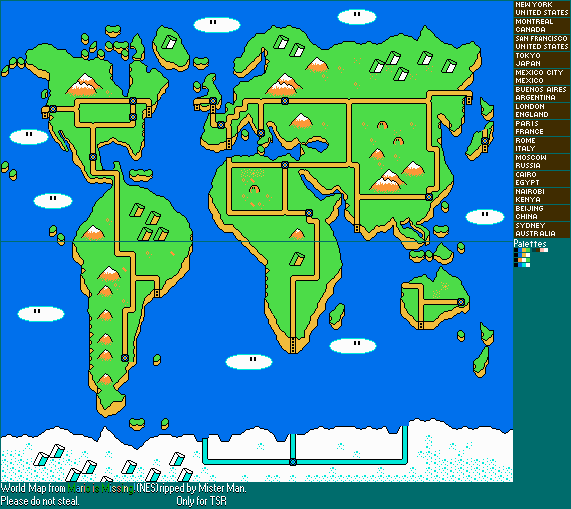 Mario is Missing! - World Map