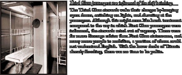 James Cameron's Titanic Explorer - Alerting Third Class Passengers