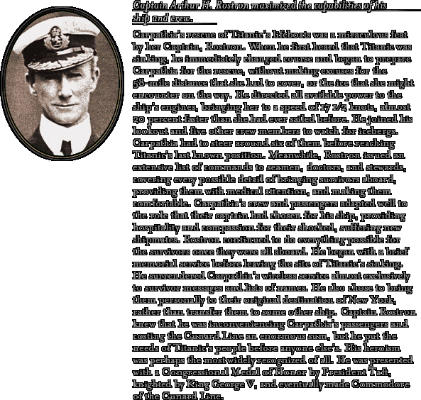 James Cameron's Titanic Explorer - Tales of Heroism: Captain Rostron
