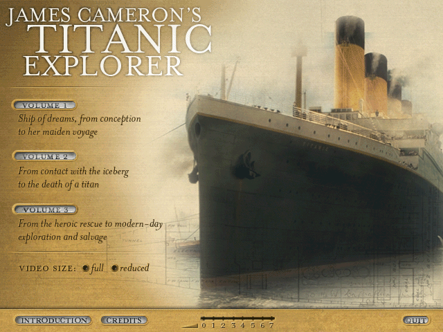 James Cameron's Titanic Explorer - Splash Image