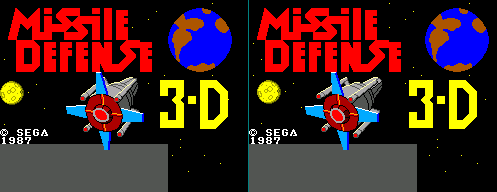 Missile Defense 3-D - Title Screen