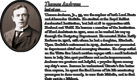 James Cameron's Titanic Explorer - Bio: Thomas Andrews