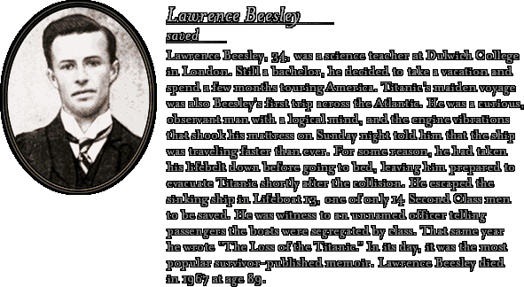 Bio: Lawrence Beesley