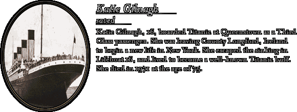 James Cameron's Titanic Explorer - Bio: Katie Gilnagh