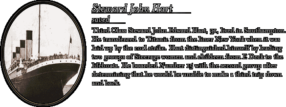 James Cameron's Titanic Explorer - Bio: Steward Hart