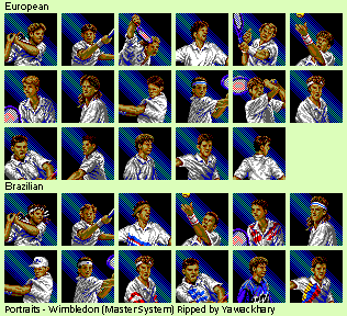 Wimbledon (PAL) - Portraits