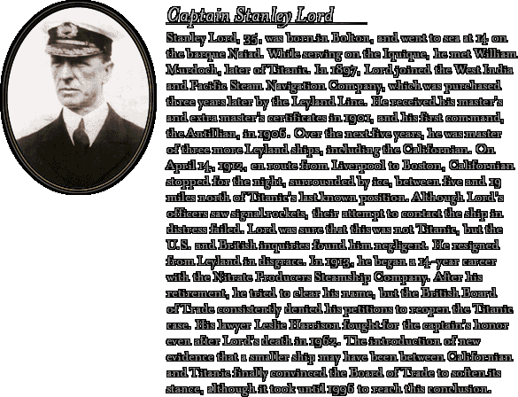 James Cameron's Titanic Explorer - Bio: Captain Stanley Lord
