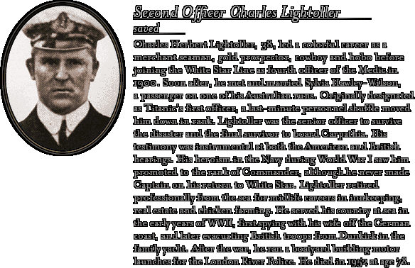 Bio: Second Officer Lightoller