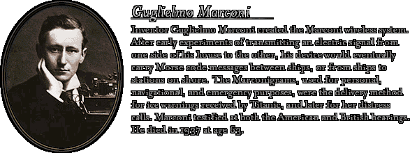 Bio: Guglielmo Marconi