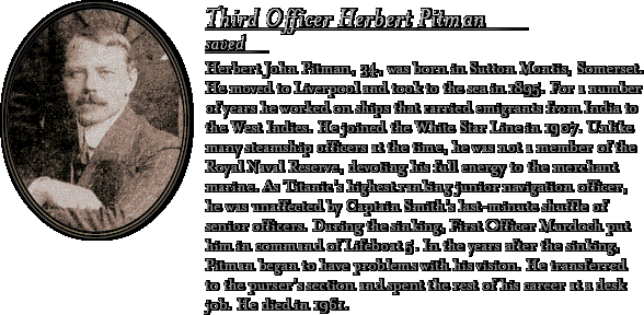 Bio: Third Officer Pitman