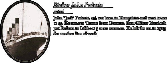 Bio: Stoker Podesta