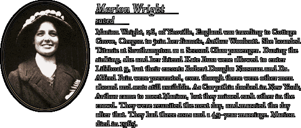 Bio: Marion Wright