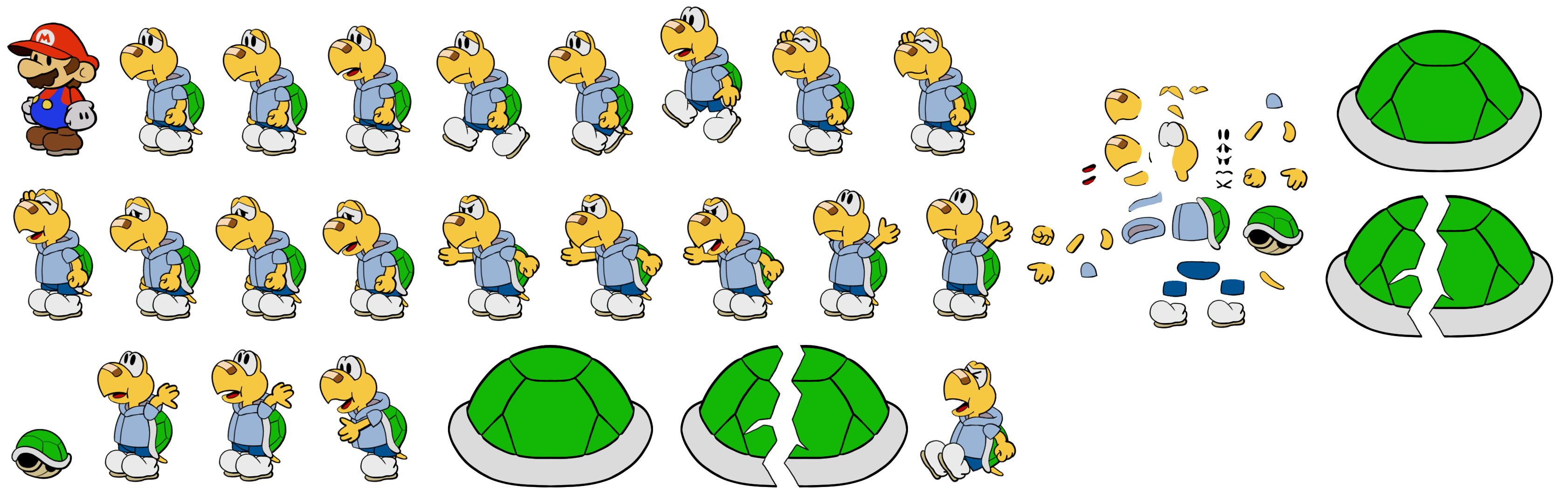 Koops (Paper Mario TTYD). 