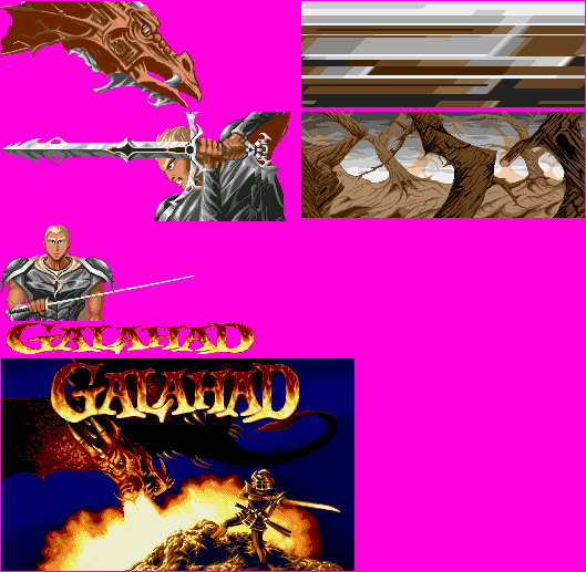 The Legend of Galahad - Title Screen