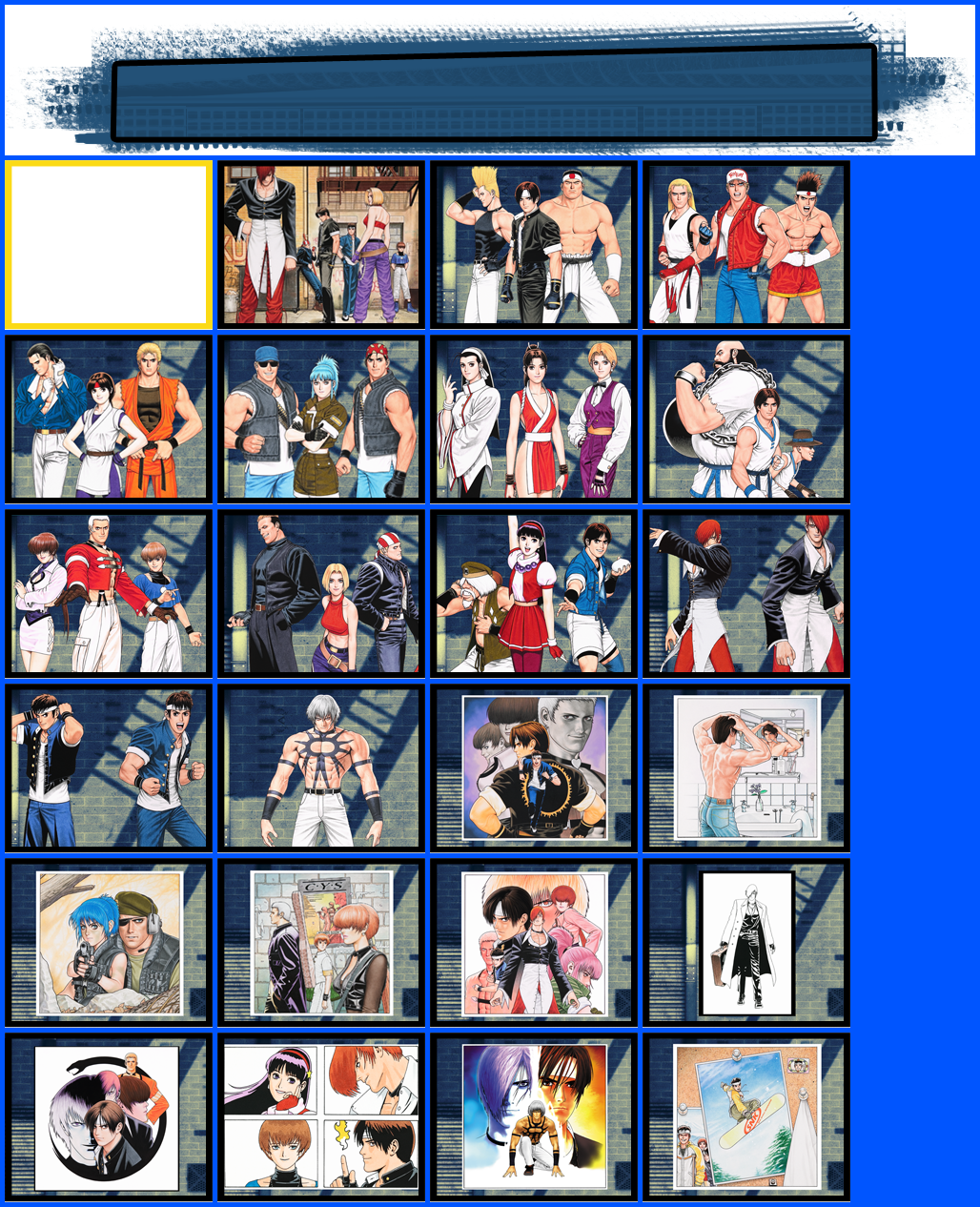 the king of fighters 98 sprites