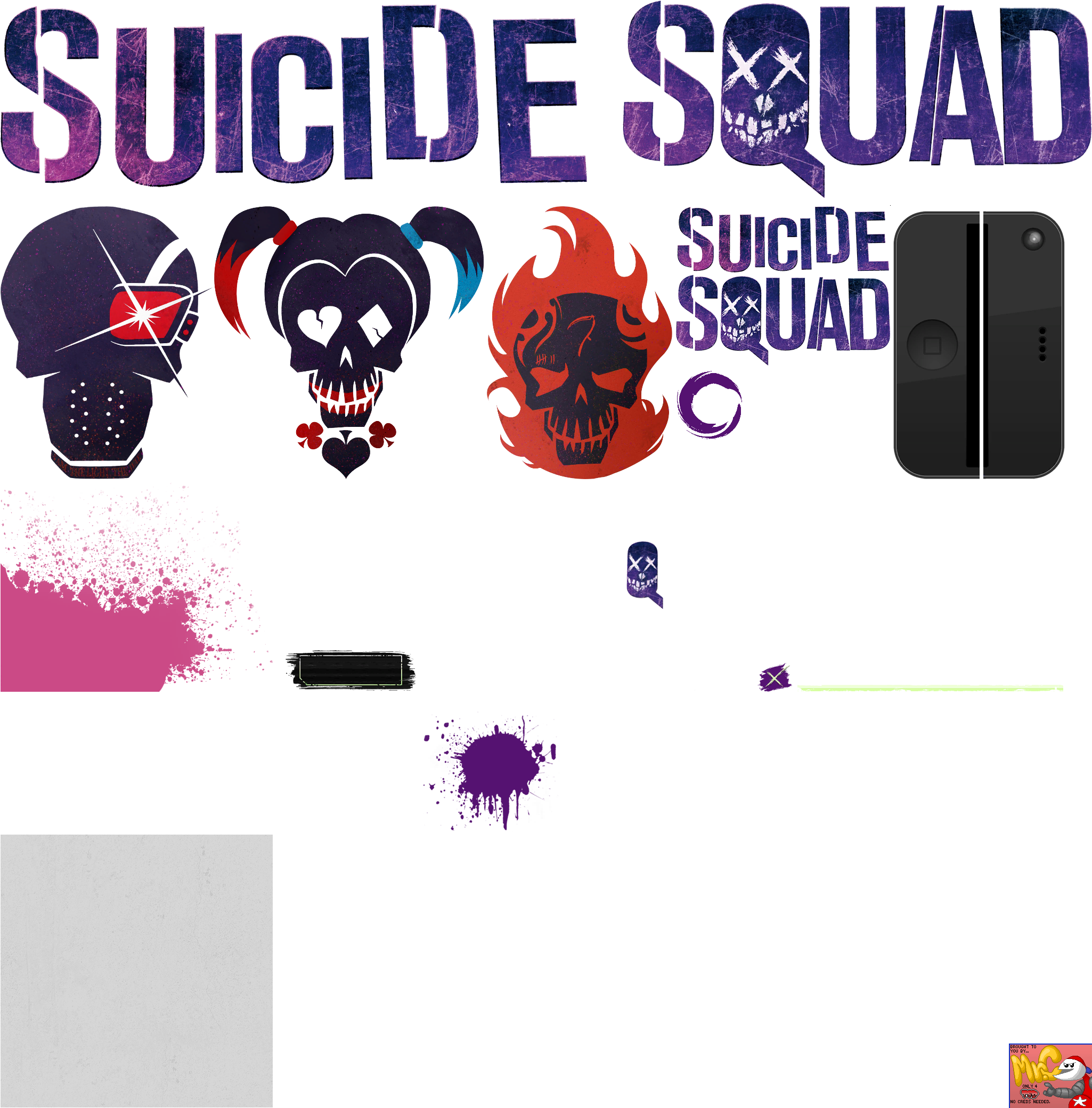 Suicide Squad: Special Ops - Menu Graphics