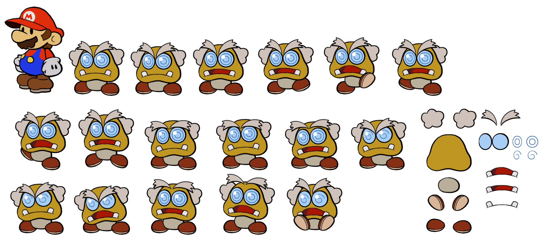 Paper Mario Customs - Professor Frankly (Paper Mario-Style)