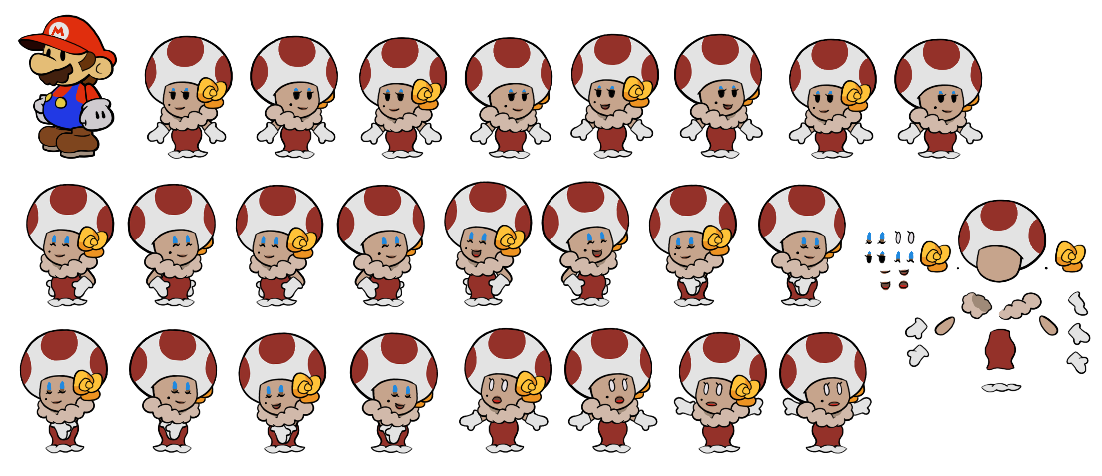 Toodles (Paper Mario-Style)