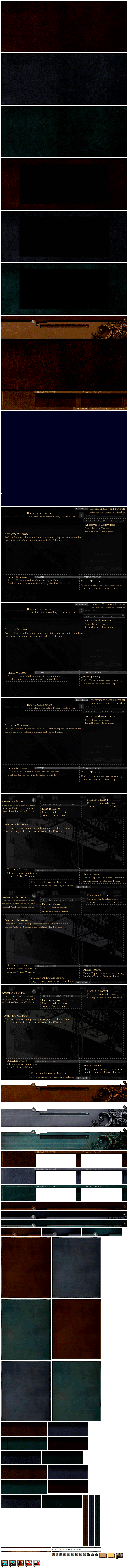 James Cameron's Titanic Explorer - Timeline