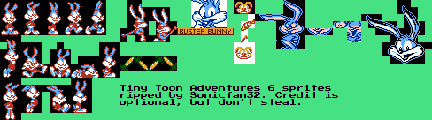 Tiny Toon Adventures 6 / Porky Pig & Daffy Duck (Bootleg) - Buster Bunny