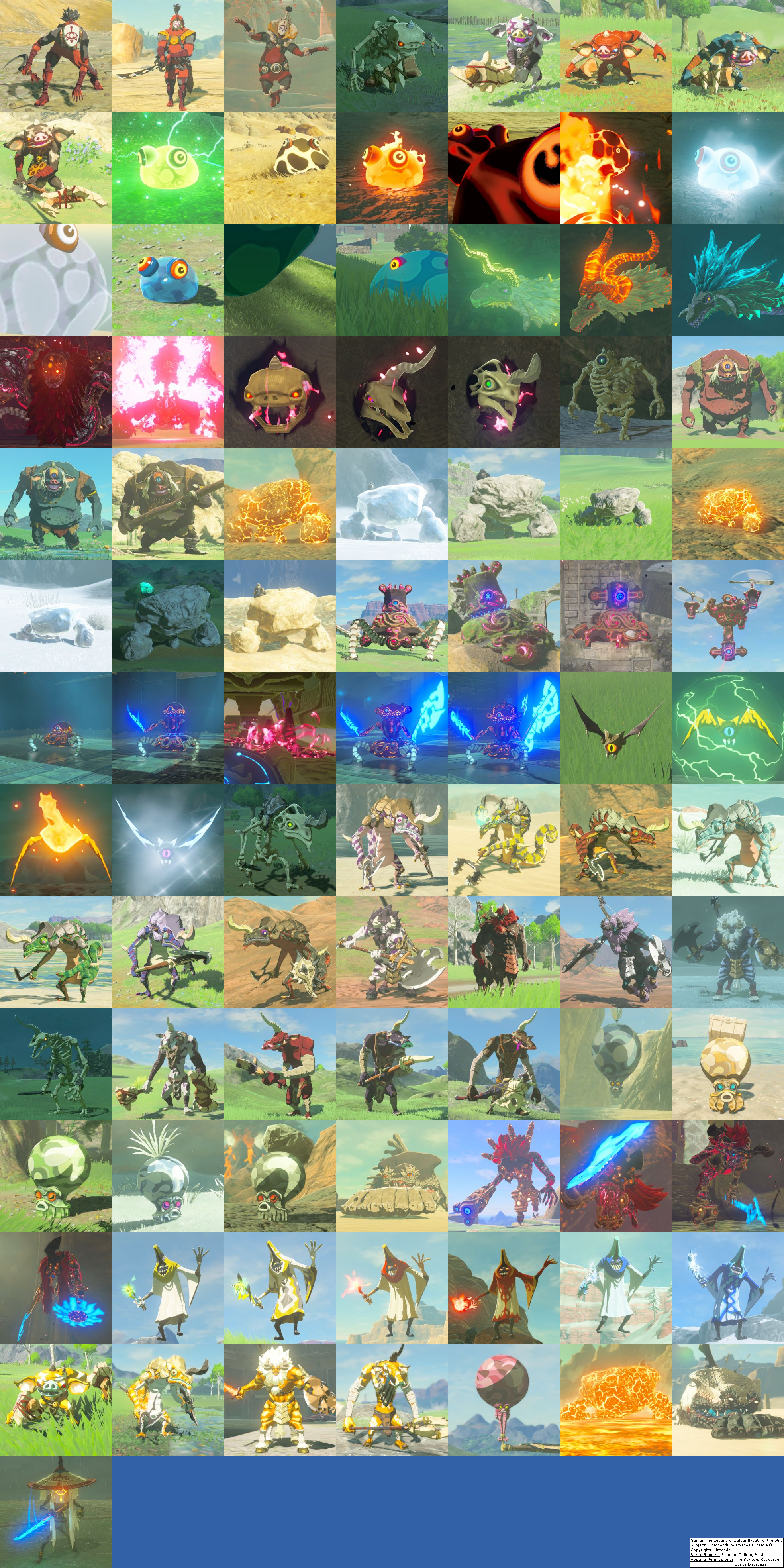 Compendium Images (Enemies)