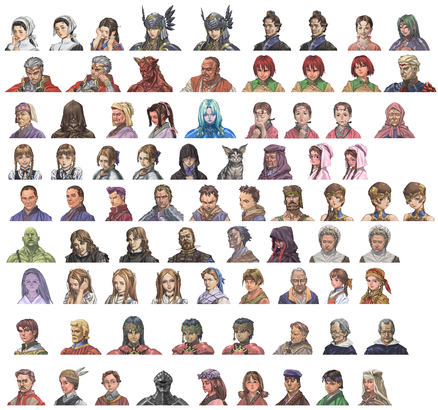 Non-Playable Characters Dialogue Mugshots