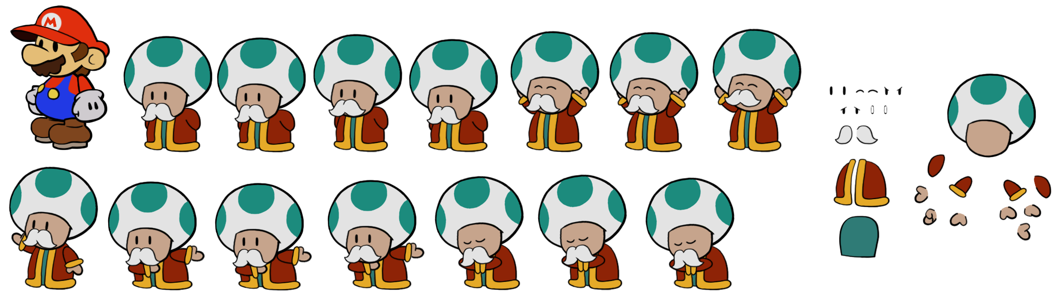 Paper Mario Customs - Chancellor (Paper Mario-Style)