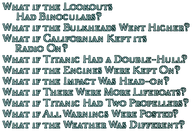 James Cameron's Titanic Explorer - What If Titles (CD3)