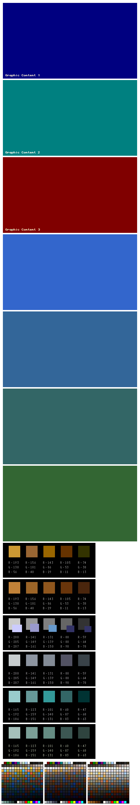 James Cameron's Titanic Explorer - Color Palettes