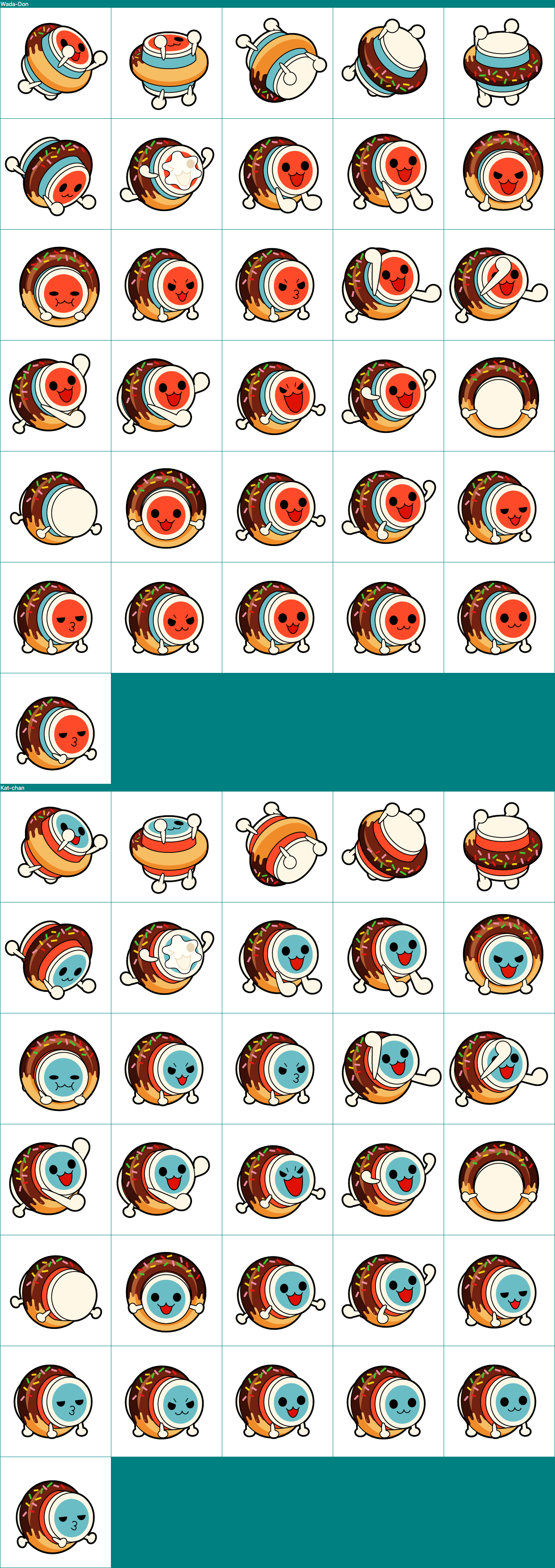 Taiko no Tatsujin Wii Dodoon to 2 Yome! - Donut Don & Kat