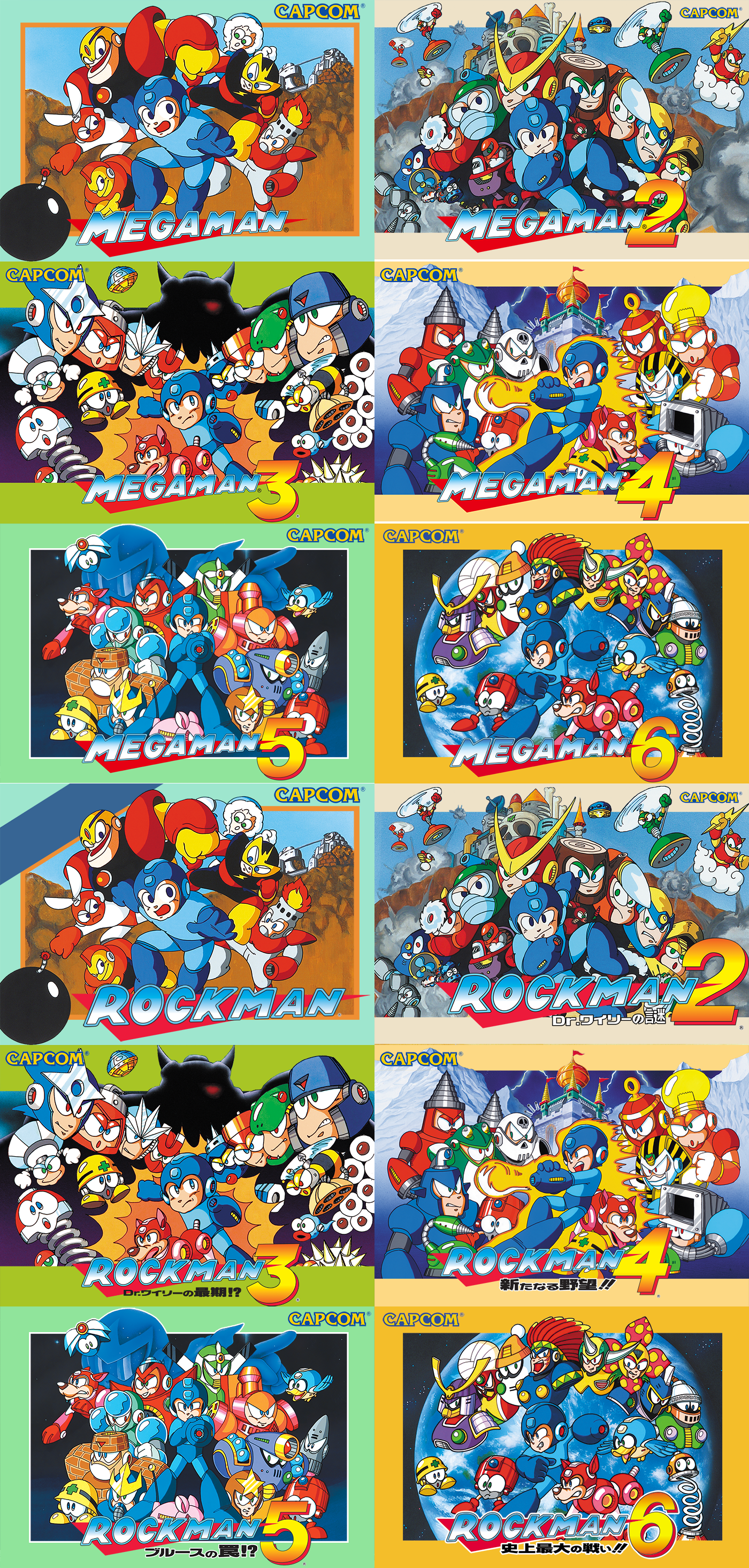 Mega Man Legacy Collection - Game Select