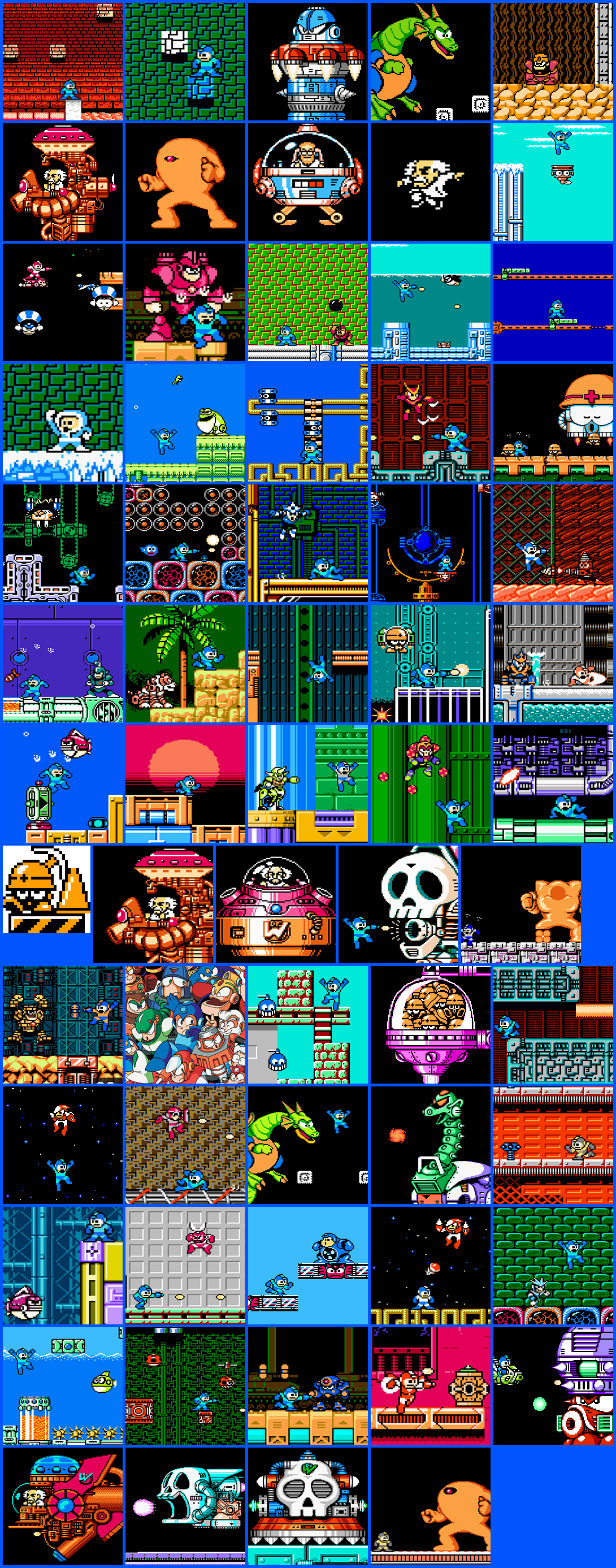 Mega Man Legacy Collection - Challenge Icons