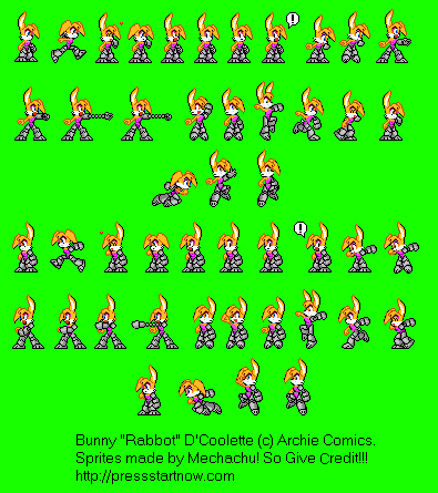 Sonic the Hedgehog Media Customs - Bunnie (Advance-Style)
