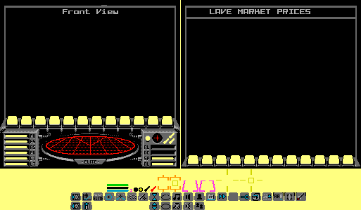 Elite (PAL) - User Interface