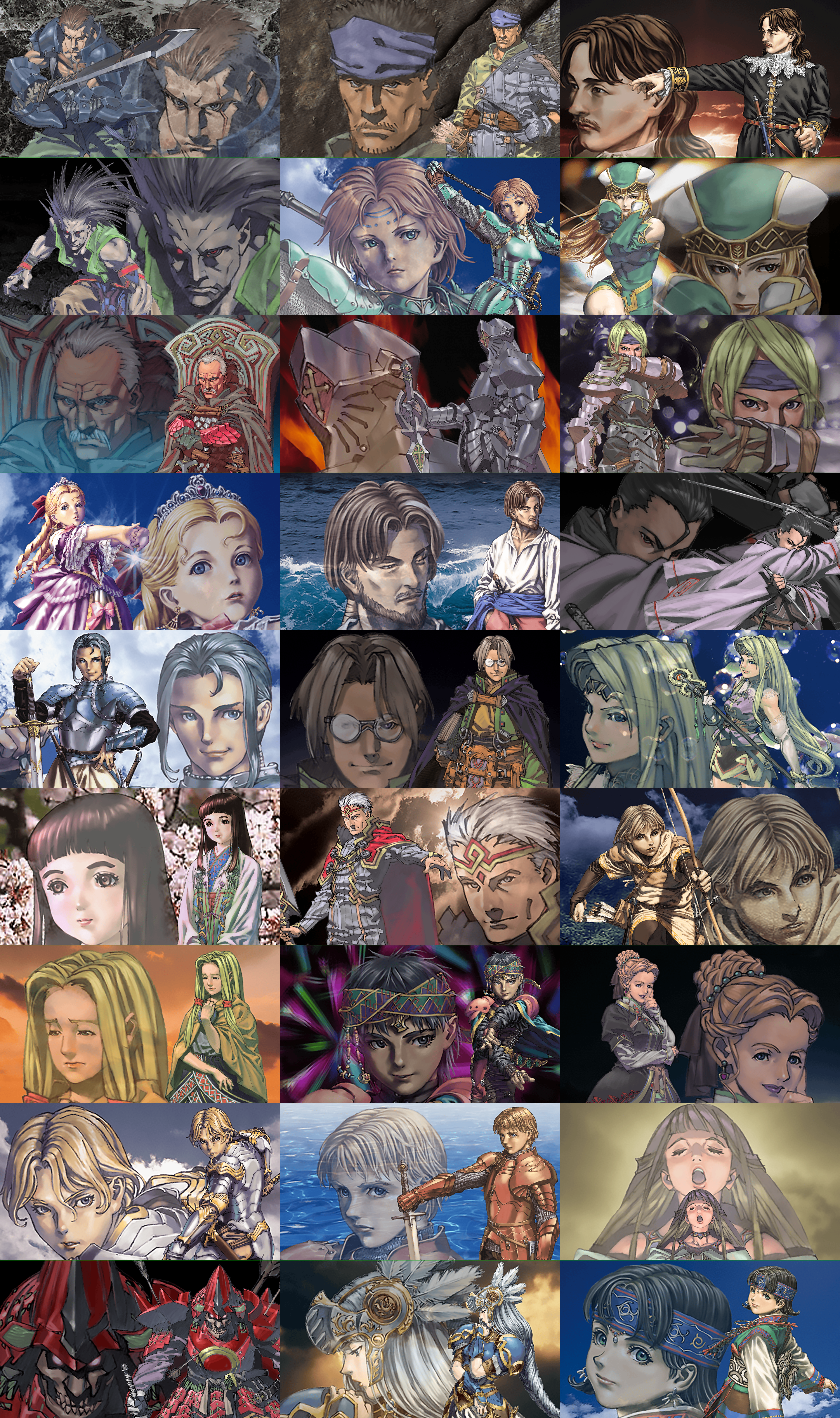 Valkyrie Profile: Lenneth - Sound-mode Characters Background
