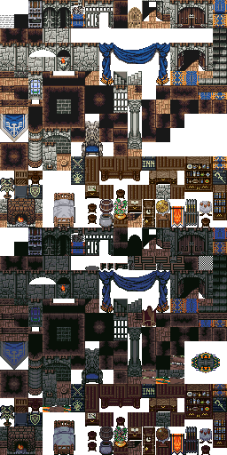 Final Fantasy 5 (JPN) - Castle Interior / Jail
