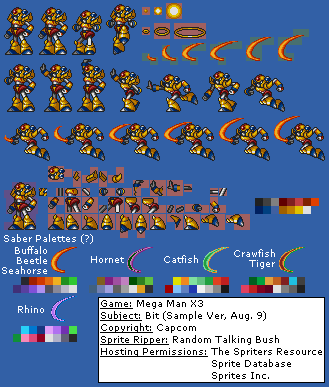 Mega Man X3 - Bit (Sample Version, August 9)