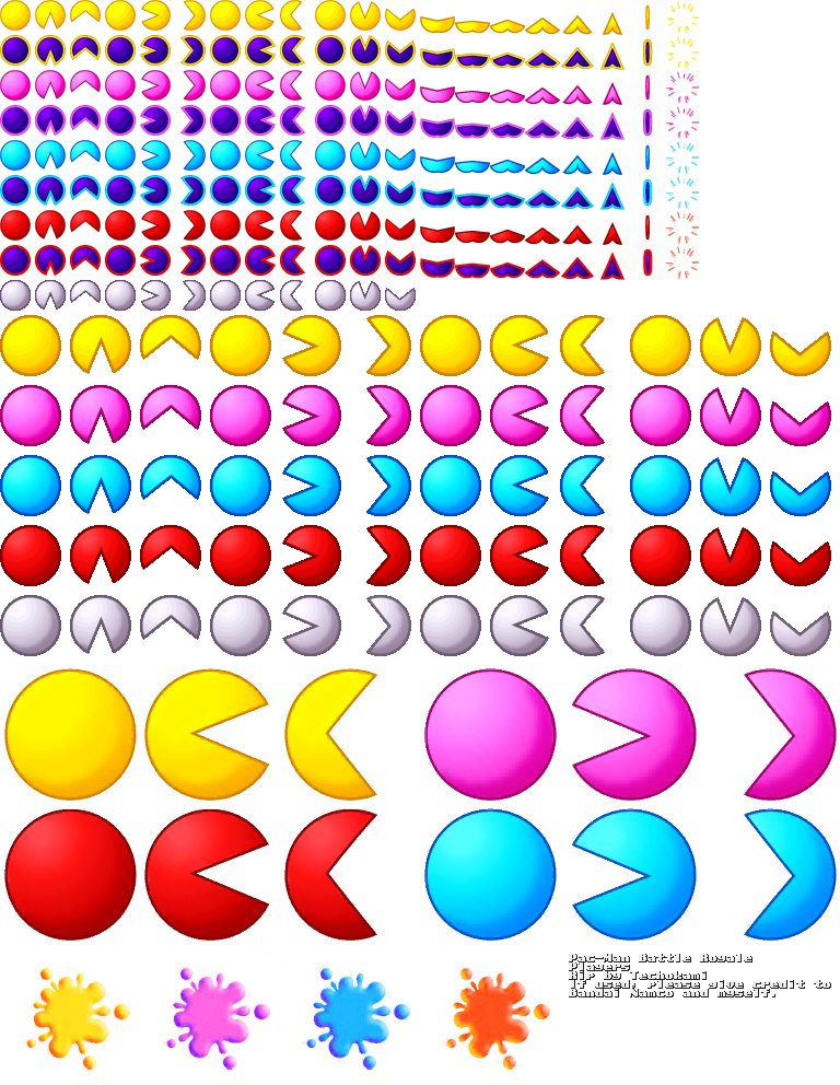 Jr. Pac Man Sprites