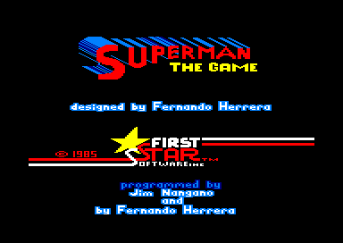 Superman: The Game - Title Screen